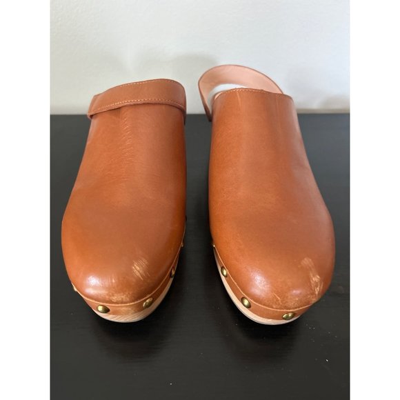 J. Crew Tan Leather Mules - Picture 2 of 7